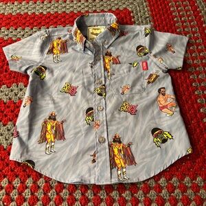 RSVLTS x WWE  Macho Man Randy Savage Kunuflex Sz 18-24 Month All Over Print